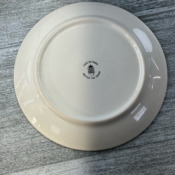 Cats Of Paris Kiss That Frog Cleen Hector The Tenor 8” Plate Hector Le Tenor - Picture 8 of 9